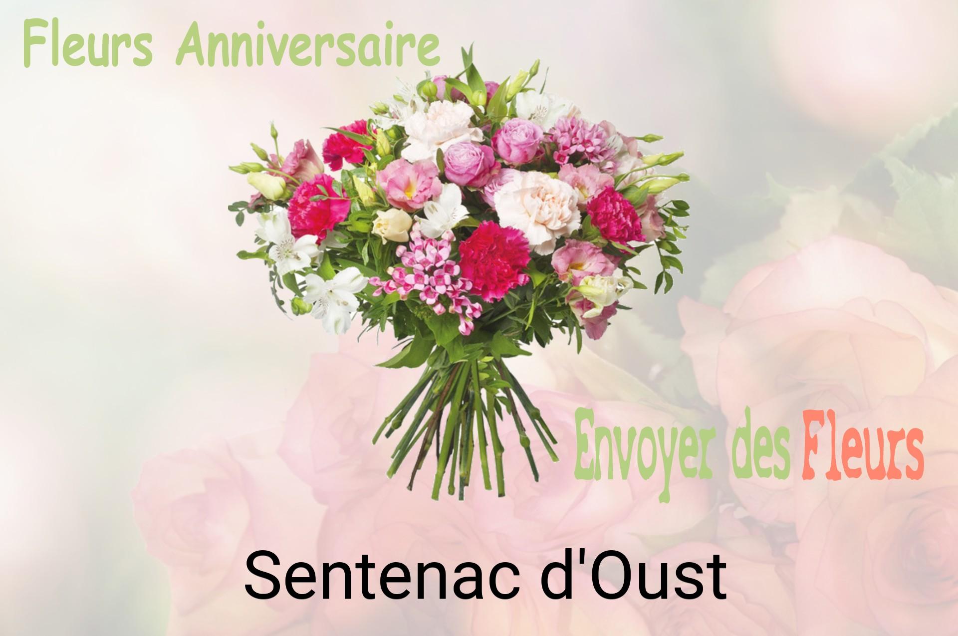 Bouquet de fleurs d’anniversaire livré à Sentenac-d'Oust